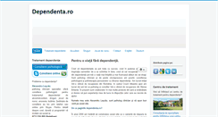 Desktop Screenshot of dependenta.ro